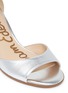 Detail View - Click To Enlarge - SAM EDELMAN - 'Susie' block heel metallic leather sandals
