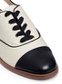 Detail View - Click To Enlarge - SAM EDELMAN - 'Damian' toe cap slingback leather derbies