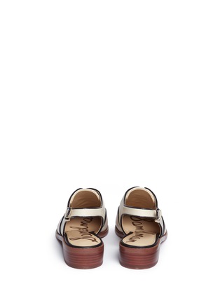 Back View - Click To Enlarge - SAM EDELMAN - 'Damian' toe cap slingback leather derbies