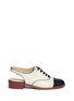 Main View - Click To Enlarge - SAM EDELMAN - 'Damian' toe cap slingback leather derbies