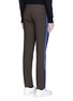 Back View - Click To Enlarge - NEIL BARRETT - Skinny fit satin stripe tuxedo pants