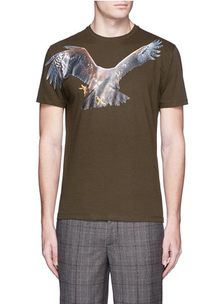 Main View - Click To Enlarge - NEIL BARRETT - Hawk print T-shirt