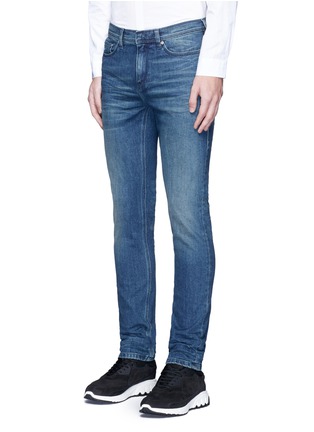 Front View - Click To Enlarge - NEIL BARRETT - Skinny fit cotton denim jeans