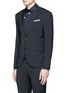 Detail View - Click To Enlarge - NEIL BARRETT - Slim fit stripe suit