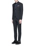 Figure View - Click To Enlarge - NEIL BARRETT - Slim fit stripe suit