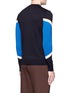 Back View - Click To Enlarge - NEIL BARRETT - 'Retro Modernist' fine gauge Merino wool sweater