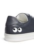 Detail View - Click To Enlarge - ANYA HINDMARCH - 'Eyes' leather tennis shoes