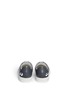 Back View - Click To Enlarge - ANYA HINDMARCH - 'Eyes' leather tennis shoes