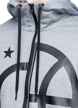 Detail View - Click To Enlarge - NIKE - 'Nike Air Art' print French terry zip hoodie