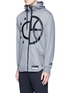Front View - Click To Enlarge - NIKE - 'Nike Air Art' print French terry zip hoodie