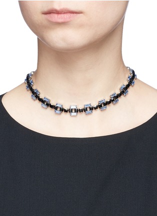 Figure View - Click To Enlarge - DANNIJO - 'Lucca' Swarovski crystal necklace