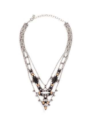 Main View - Click To Enlarge - DANNIJO - 'Basel' Swarovski crystal bead chain necklace