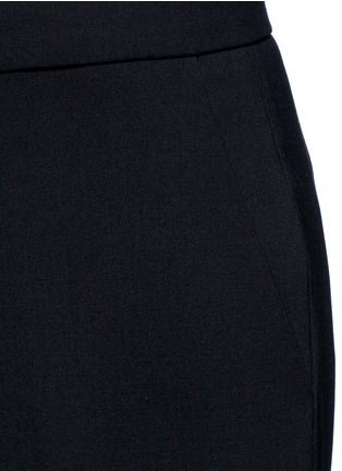 Detail View - Click To Enlarge - VICTORIA, VICTORIA BECKHAM - 'Victoria' sponge wool flared pants