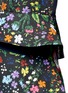 Detail View - Click To Enlarge - VICTORIA, VICTORIA BECKHAM - Floral print peplum waist faille dress