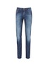 Main View - Click To Enlarge - ISAIA - Contrast paisley print cuff jeans