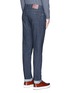 Back View - Click To Enlarge - ISAIA - Logo charm stretch selvedge jeans