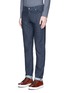Front View - Click To Enlarge - ISAIA - Logo charm stretch selvedge jeans