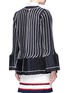 Back View - Click To Enlarge - THOM BROWNE  - Exposed seam pleated wool-mohair jacket