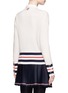 Back View - Click To Enlarge - THOM BROWNE  - Stripe cuff cashmere cable knit cardigan