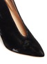 Detail View - Click To Enlarge - GIANVITO ROSSI - V-throat velvet booties