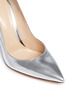 Detail View - Click To Enlarge - GIANVITO ROSSI - Metallic leather pumps