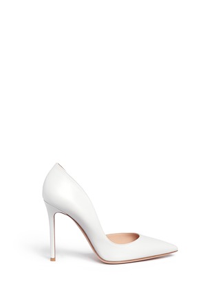 Main View - Click To Enlarge - GIANVITO ROSSI - 'Biba' calfskin leather pumps