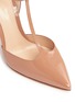 Detail View - Click To Enlarge - GIANVITO ROSSI - 'Romy' T-strap patent leather pumps