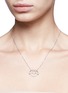 Detail View - Click To Enlarge - RUIFIER - 'DJ' diamond 18k white gold pendant necklace
