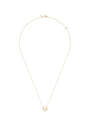 Main View - Click To Enlarge - RUIFIER - 'Joy' diamond 9k yellow gold pendant necklace