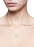 Detail View - Click To Enlarge - RUIFIER - 'Felix' diamond topaz 18k yellow gold pendant necklace