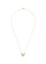 Main View - Click To Enlarge - RUIFIER - 'Patch' diamond chalcedony 18k yellow gold pendant necklace