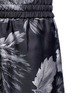 Detail View - Click To Enlarge - F.R.S FOR RESTLESS SLEEPERS - 'Callisto' greyscale leaf print silk pyjama pants