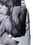 Detail View - Click To Enlarge - F.R.S FOR RESTLESS SLEEPERS - 'Crono' greyscale leaf print silk pyjama pants