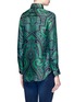 Back View - Click To Enlarge - F.R.S FOR RESTLESS SLEEPERS - 'Leda' paisley print silk satin pyjama shirt
