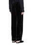 Back View - Click To Enlarge - F.R.S FOR RESTLESS SLEEPERS - 'Etere' velvet pyjama pants
