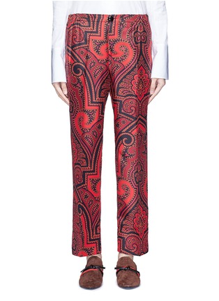 Detail View - Click To Enlarge - F.R.S FOR RESTLESS SLEEPERS - 'Zeus' paisley print silk pyjama pants