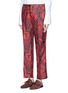 Front View - Click To Enlarge - F.R.S FOR RESTLESS SLEEPERS - 'Zeus' paisley print silk pyjama pants