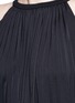 Detail View - Click To Enlarge - VINCE - Washed satin sunburst pleat maxi dress