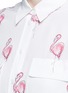 Detail View - Click To Enlarge - EQUIPMENT - 'Signature' flamingo print silk shirt