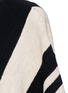 Detail View - Click To Enlarge - ALICE & OLIVIA - 'Minka' oversize stripe wool poncho