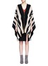 Main View - Click To Enlarge - ALICE & OLIVIA - 'Minka' oversize stripe wool poncho