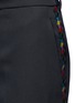 Detail View - Click To Enlarge - PORTS 1961 - Geometric ribbon embroidery virgin wool pants