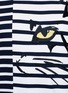 Detail View - Click To Enlarge - STELLA MCCARTNEY - Cat embroidery stripe cotton sweatshirt
