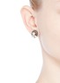 Figure View - Click To Enlarge - ERICKSON BEAMON - 'Swan Lake' 24k gold plated Swarovski crystal stud earrings