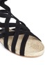 Detail View - Click To Enlarge - DIANE VON FURSTENBERG SHOES - 'Bastia' strappy suede espadrille sandals