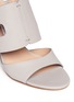 Detail View - Click To Enlarge - DIANE VON FURSTENBERG SHOES - Cosenza' chunky heel cut-out leather mules