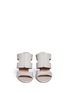 Front View - Click To Enlarge - DIANE VON FURSTENBERG SHOES - Cosenza' chunky heel cut-out leather mules