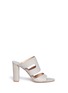 Main View - Click To Enlarge - DIANE VON FURSTENBERG SHOES - Cosenza' chunky heel cut-out leather mules