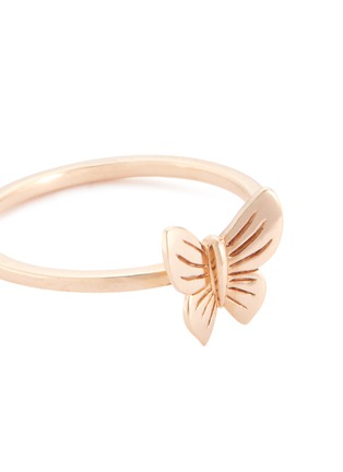 Detail View - Click To Enlarge - ANYALLERIE - 'Butterfly' 18k rose gold ring