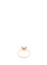 Figure View - Click To Enlarge - ANYALLERIE - 'Butterfly' 18k rose gold ring